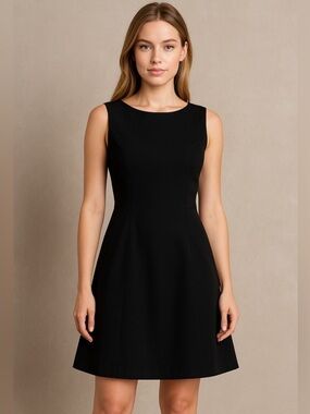 Spanx Perfect Fit & Flare Black Shaping Dress